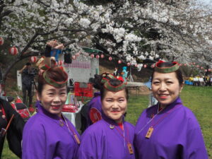 足利公園桜まつり：八木節女前Japanのみなさんの写真です。