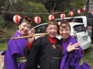 足利公園桜まつり：八木節女前Japanのみなさんの写真です。