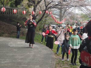 足利公園桜まつりの写真です。