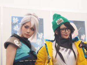 オープニングイベント：コスプレイヤーの写真です。