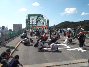 ありはとう中橋！イベント風景の写真です。