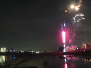 ありがとう中橋！：花火の写真です。