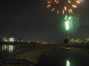 ありがとう中橋！：花火の写真です。