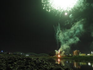 ありがとう中橋！：花火の写真です。