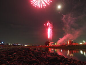 ありがとう中橋！：花火の写真です。