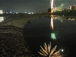 ありがとう中橋！：花火の写真です。