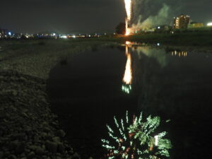 ありがとう中橋！：花火の写真です。