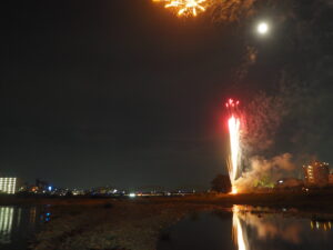 ありがとう中橋！：花火の写真です。