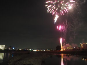 ありがとう中橋！：花火の写真です。