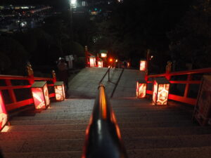 足利灯り物語：織姫神社の写真です。