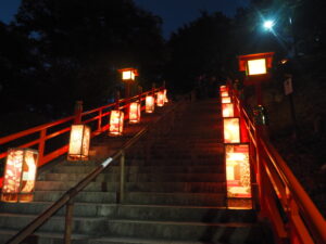 足利灯り物語：織姫神社の写真です。