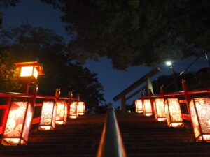 足利灯り物語：織姫神社の写真です。