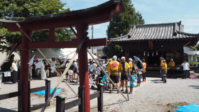 石上神社夏祭りの写真です。