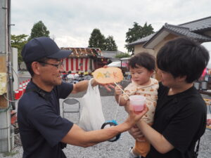 夏祭りイベントの写真です。