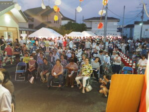 夏祭りイベントの写真です。