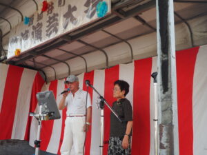 夏祭りイベントの写真です。