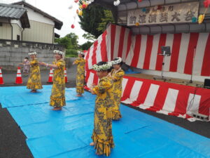 夏祭りイベントの写真です。