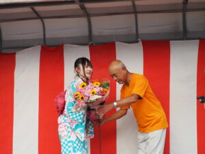 夏祭りイベントの写真です。