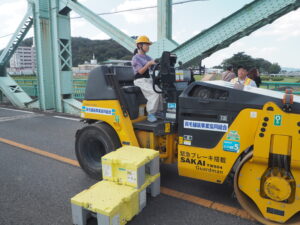 ありがとう中橋！：作業車搭乗体験の写真です。