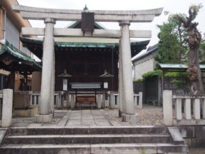 八雲神社の鳥居の写真です。